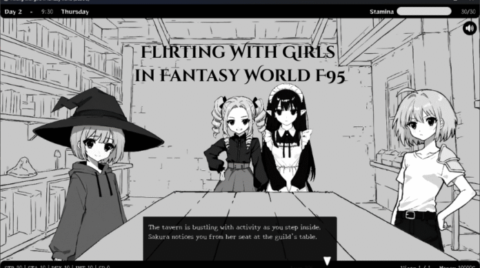 Flirting With Girls in Fantasy World F95