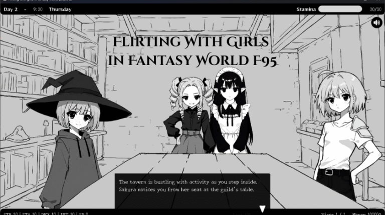 Flirting With Girls in Fantasy World F95