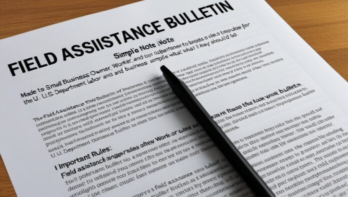 field assistance bulletin