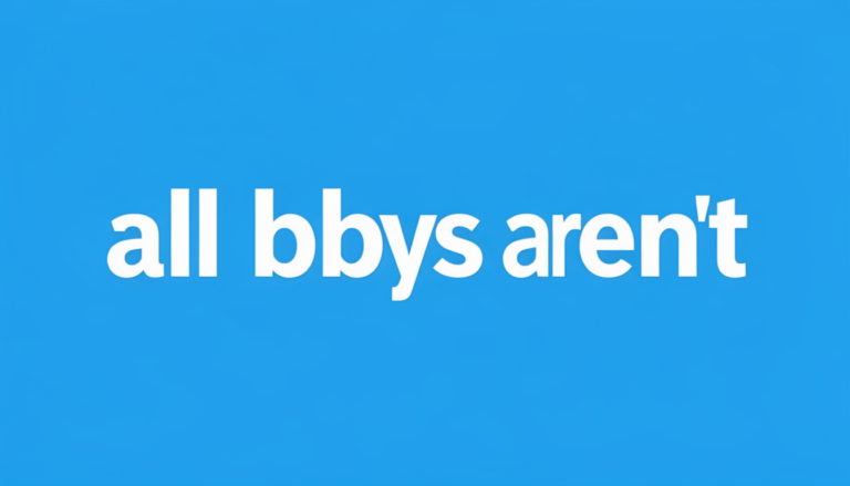 all boys aren't blue