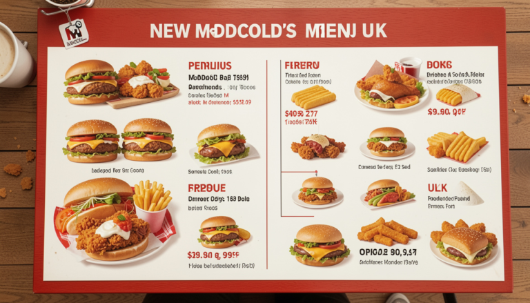 new mcdonald's menu uk